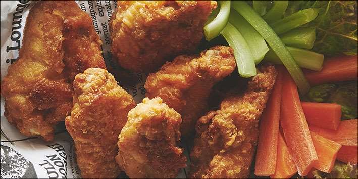 hot wings_hos dueodde diner & steakhouse i Dueodde