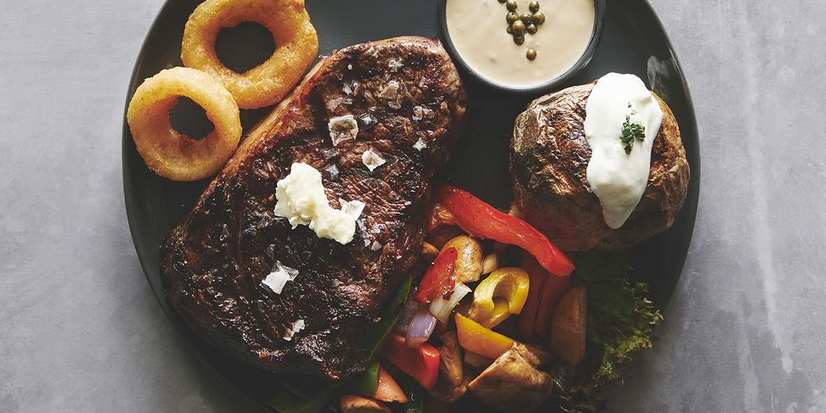 husets steak_hos dueodde diner & steakhouse i Dueodde